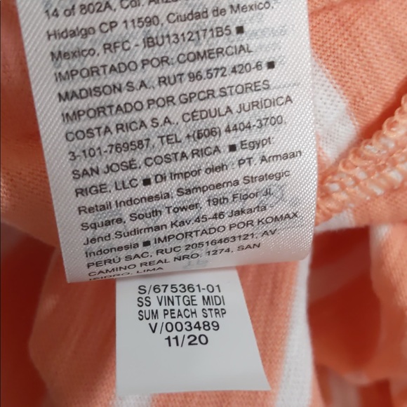 👯♀️Host Pick⚡️Old Navy Striped Midi Shift Dress - Picture 9 of 9